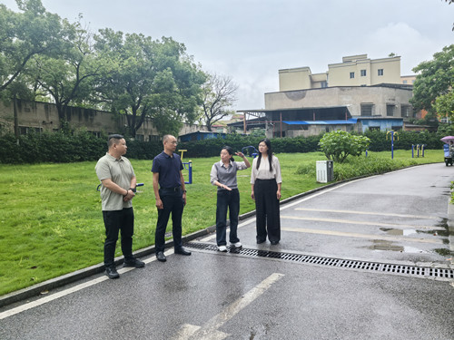昭潭街道：汛期紧盯内涝点 巡查排险护民安