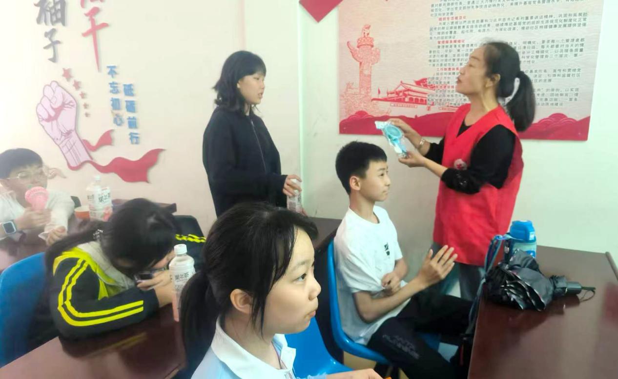 关圣殿社区：开展青少年防灾减灾主题科普活动