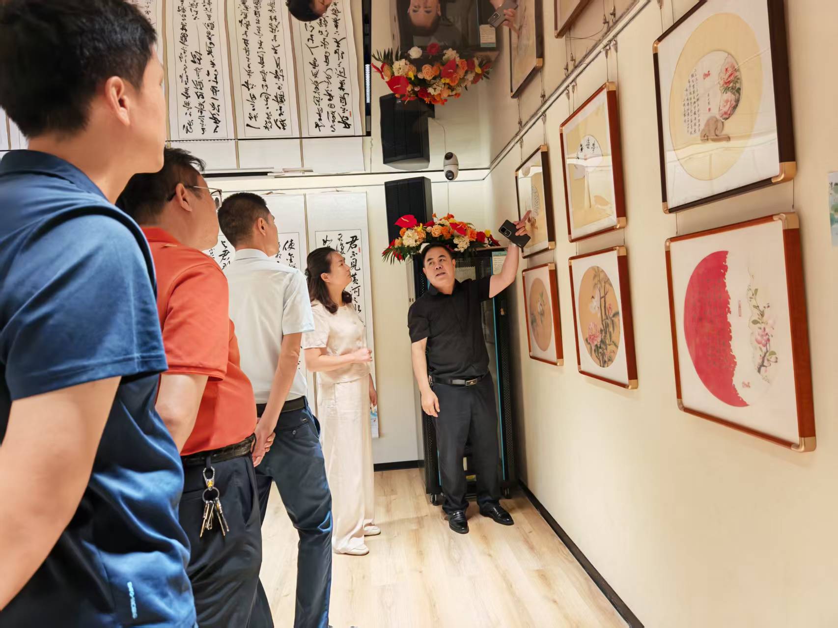 潭韵入墨绘莲城文脉！观湘门乐之书店本土名家作品展启幕