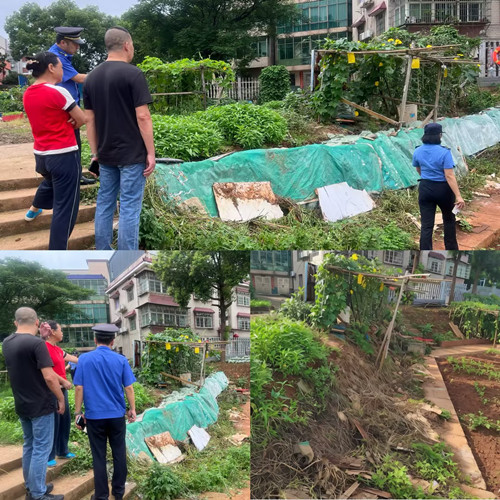 许家铺社区：建筑垃圾乱堆扰民 劝导整改重归清爽
