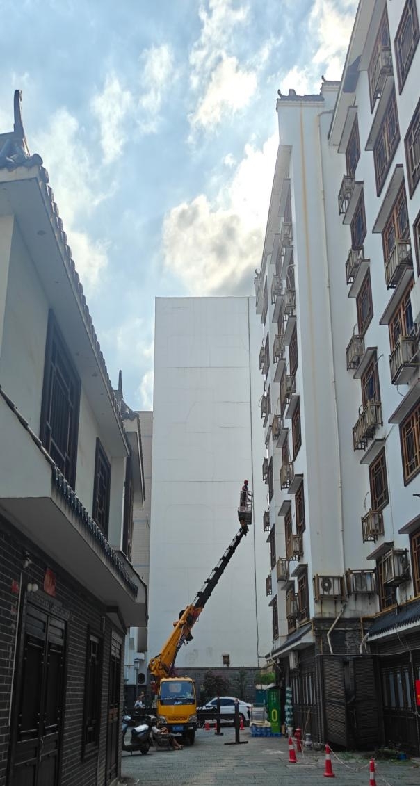 风车坪社区开展高空隐患专项拆除坠物作业 筑牢居民居住安全防线