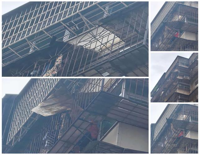 【我为群众办实事】古梁巷社区： 雨棚破损存风险 网格速办解民忧