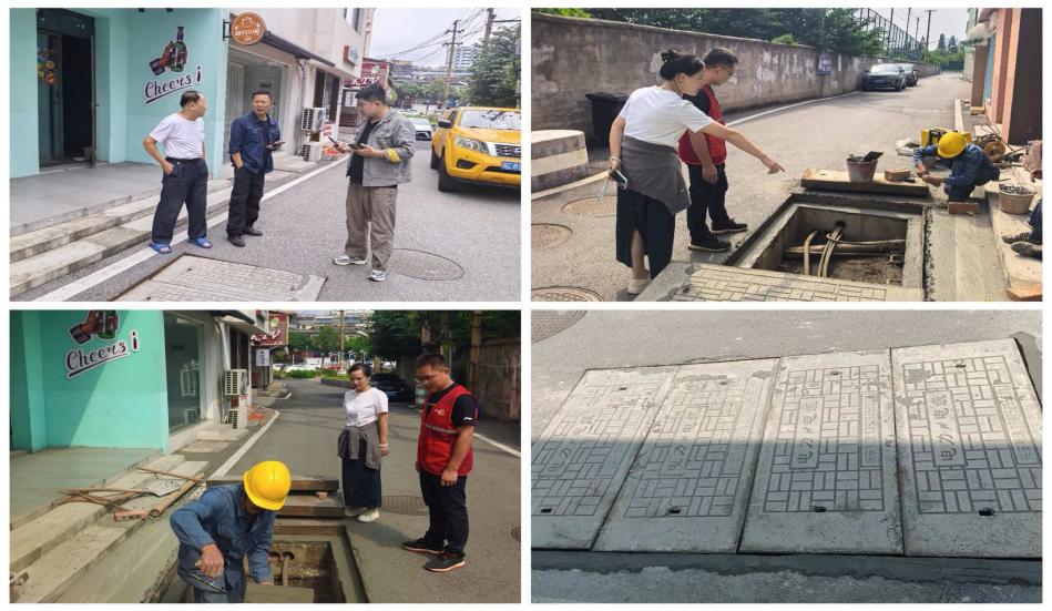 【我为群众办实事】民有所呼马上办！古梁巷社区联动电力部门修复塌陷电力井盖板